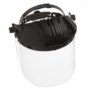 CLIMAX-CLEAR FACE SHIELD MOUNTED ON HEAD- 324RG