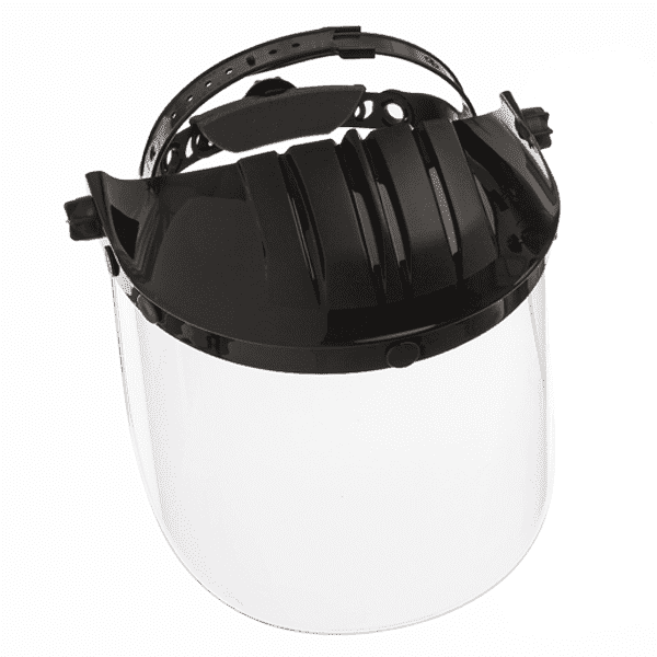 CLIMAX-CLEAR FACE SHIELD MOUNTED ON HEAD- 324RG