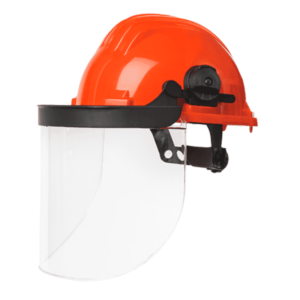 CLIMAX CLEAR FACE SHIELD- MOUNTED ON HELMET