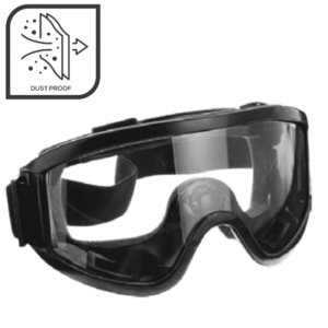 نظارة غبار ورايش أسود Black goggle Dust Glasses – Durmiri Brand