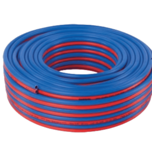 خرطوم غاز مجوز مصري محزز 50 متر / PVC Twin Gas Hose 20-60 Bar