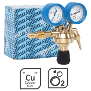 منظم أوكسجين نحاس موديل إيطالي Oxygen Regulator Italy Type – Durmiri Brand