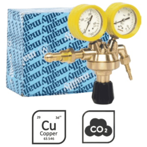 منظم CO2 نحاس موديل إيطالي CO2 Regulator Italy Type – Durmiri Brand