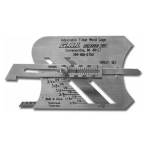 Adjustable Fillet Weld Gage